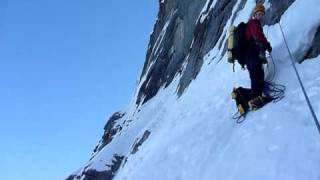 Above the Difficult Crack on the Eiger North Face [upl. by Deragon15]