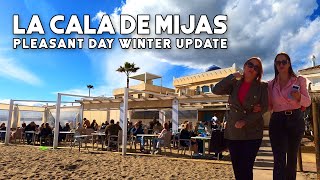 La Cala de Mijas Spain Pleasant Day Winter Update February 2023  Costa del Sol  Málaga 4K [upl. by Allin]