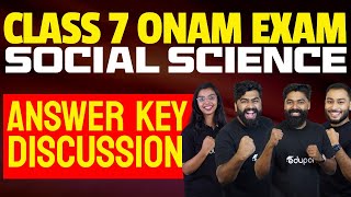 Class 7 Social Science  Onam Exam Answer Key Discussion  Eduport [upl. by Nerok608]