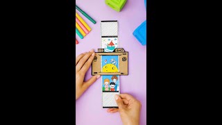 AMAZING  Un appareil photo en papier que vous devriez essayer 🤩 art diy appareilphoto [upl. by Duffie]