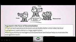 Ch3 L7 Centralization Vs Decentralization Ch Organization Structure Course Intro to Busi PRC5 [upl. by Hedveh300]