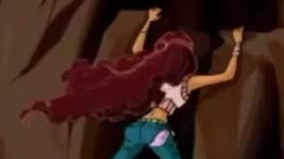 Aisha Winx Club Wind Hair Animation 1st [upl. by Ahsenet]