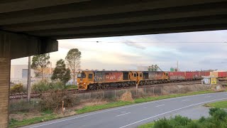 DL 9423 9354 with Train 248 passing under Wairere drive bridge NIMT [upl. by Olsen]