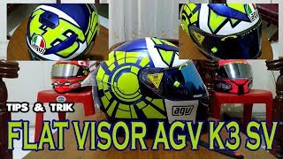 Tips amp Trick  Flat Visor AGV K3 SV [upl. by Candice]