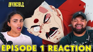 WHAT JUST HAPPENED Invincible Episode 1 Reaction [upl. by Lekar]