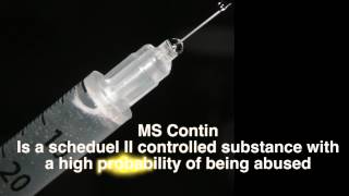 MS Contin Addiction amp MS Contin Abuse [upl. by Adaner]