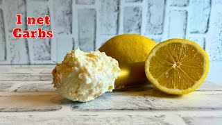 4 ingredients Keto Lemon Chiffon Ice Cream [upl. by Eki]