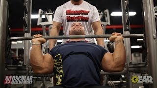 IFBB Pro Jon Delarosa Trains Shoulders 10 Weeks Out from the Arnold Classic Brazil [upl. by Dev875]