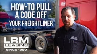 Freightliner Cascadia  How to Pull Engine Codes off a Dash 20142017  LRM Leasing  Semi Trucks [upl. by Donall]