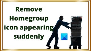 Remove Homegroup icon appearing suddenly on Windows desktop [upl. by Najib247]