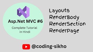 Layouts  RenderBody  RenderSection  RenderPage  MVC for beginners [upl. by Siffre]