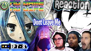 NO GAME NO LIFE EPISODE 7 amp 8 EP 8 ENDING REACTION  WHERES SORA [upl. by Assek997]