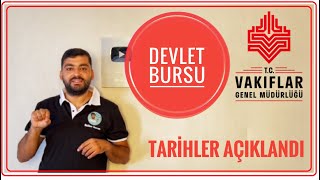 DEVLET BURSU  VGM BURS BAŞVURU TARİHLERİ AÇIKLANDI  2000₺ BURS KARŞILIKSIZ VGM BURSU 2024 [upl. by Douglas]