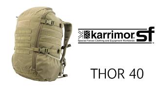 Karrimor SF THOR 40 Features amp Functions [upl. by Nnayecats]