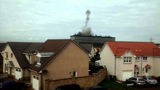 Cockenzie Power Station Chimney Demolition [upl. by Admama]