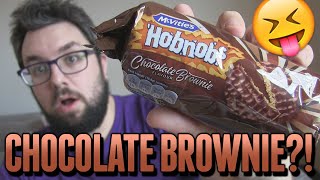 McVities Hobnob Chocolate Brownie Review [upl. by Annaoy727]