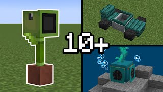 10 Build Hacks in Minecraft 19 [upl. by Gal]