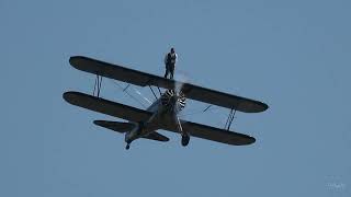 Joe Bender Wing Walking  2024 Culpeper Air Fest [upl. by Bruns791]