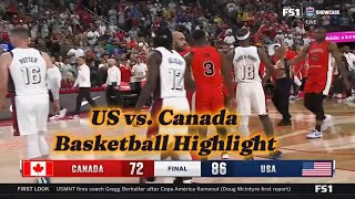 quotGreatest Moments Canada vs United States Matchup2024quot viralvideo basketball [upl. by Ninaj322]