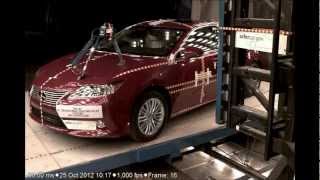 Lexus ES 350  2013  Pole Crash Test  NHTSA  CrashNet1 [upl. by Guthrie18]