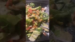 Zaxby’s house salad for dinner tonight [upl. by Halbert]