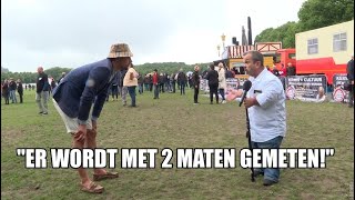 Slijptol op demonstratie van kermisartiesten [upl. by Eimrots992]