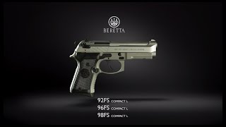 Beretta 92FS Compact L Inox M9A1 [upl. by Stalder]