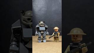 How to build a Lego FALLOUT T60 Power Armor lego legotutorial fallout shorts [upl. by Nosylla]