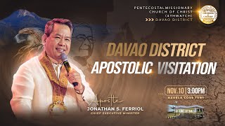 District Apostolic Visitation  Davao District  November 10 2024 [upl. by Aierbma]