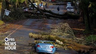 News Wrap Pacific Northwest cleaning up after bomb cyclone [upl. by Ahsaela]