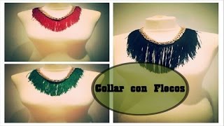 DIY COLLAR CON FLECOS [upl. by Ludovico144]