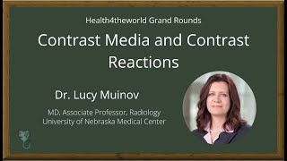 Contrast Media and Contrast Reactions Dr Muinov [upl. by Ethan]