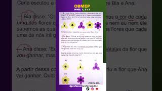 OBMEP 2024 nível 1 2 e 3 obmep matematica olimpiada dicas medalhadeouro fyu foryou viral [upl. by Ahsinrac]