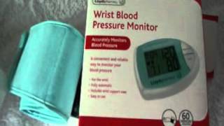 Wrist Blood Pressure Monitor demo [upl. by Hanonew844]