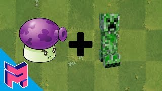 Plants vs Zombies Fusion Hack Animation  Fume Shroom  Creeper [upl. by Constantina632]