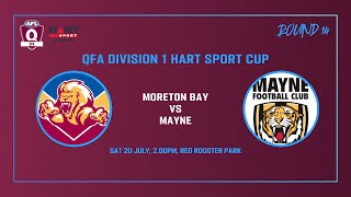 Moreton Bay vs Mayne Mens Div 1 AFL Rd 14 [upl. by Dianna]