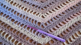 haken tutorial omslagdoek zomerherfst [upl. by Ytsihc]