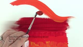 KOLINSKY MARDER Oilpainting brush Series 1610 No 6 [upl. by Hung]