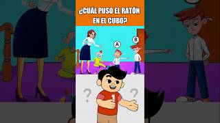 ¿CUÁL PUSO EL RATON EN EL CUBO quiz trivia [upl. by Kwasi]