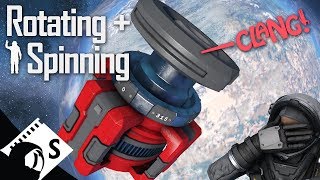 Space Engineers Tutorial Rotors tips tutorials and tests for survival [upl. by Beitz912]