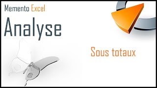 Soustotal dans Excel  Formation Excel Marseille [upl. by Saxena]