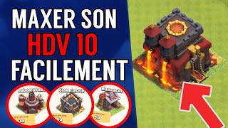 NOUVEAU EN HDV 10  GUIDE DAMELIORATION  COMMENT DÉBUTER EN HDV 10 SUR CLASH OF CLANS [upl. by Lyman]