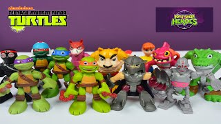 NickelodeonTeenage Mutant Ninja Turtles HalfSHell Heroes Toys [upl. by Enitsuga]