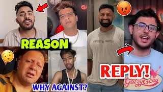 Why Everyone Against on Aamir majid Reason  Rajat Dalal Vs CarryMinati Vs Joginder Controversy 😱 [upl. by Sparhawk]