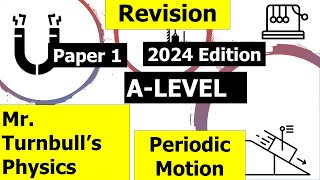 A Level Physics Paper 1 Revision Session Periodic Motion Questions [upl. by Neils277]