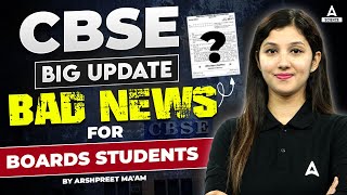 CBSE Big Update  Bad News For Class 12 Students 😞😞 By Arshpreet Maam [upl. by Virgie]