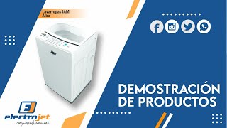 Lavarropas JAM Alba de 7 kgs  Electrojet Electrodomésticos [upl. by Wrand]