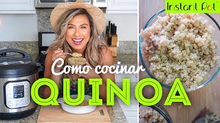 QUINOA SABROSO Y FÁCIL  INSTANT POT RECETA OLLA A PRESIÓN [upl. by Archibaldo]