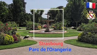 Strasbourg 🇨🇵 🌻 Parc de lOrangerie 🌻 📽 4K [upl. by Anairt64]