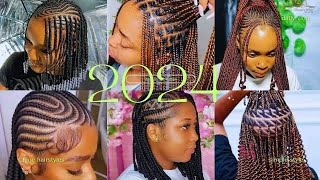 💯🔥Latest braids hairstyles ideas  cute Cornrows braids hairstyles for women [upl. by Ylrebmit139]